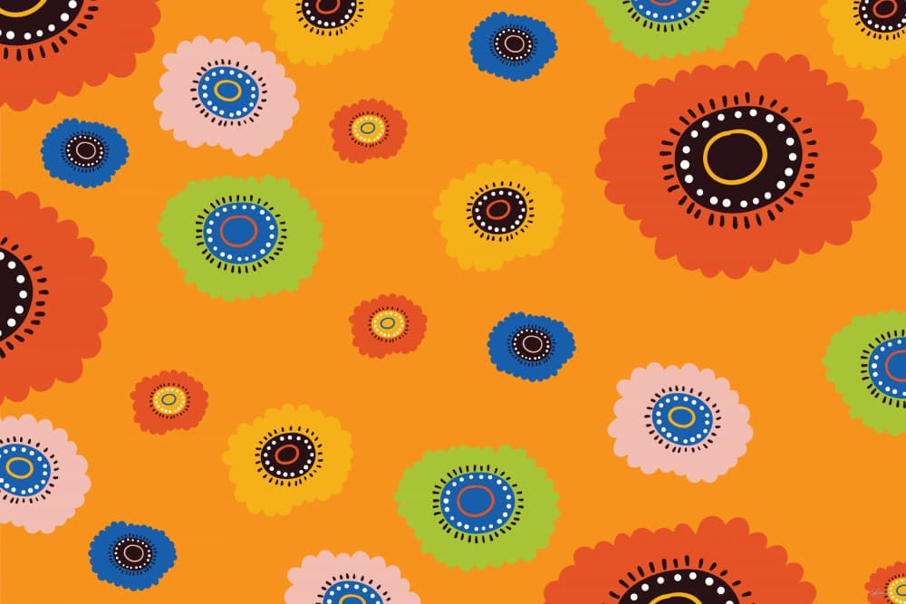 Orange Floral Delight by Sue Skellern — canvas wall art