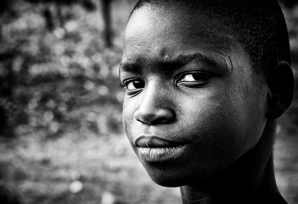 Youthful Intense Gaze by Elena Molina — canvas wall art