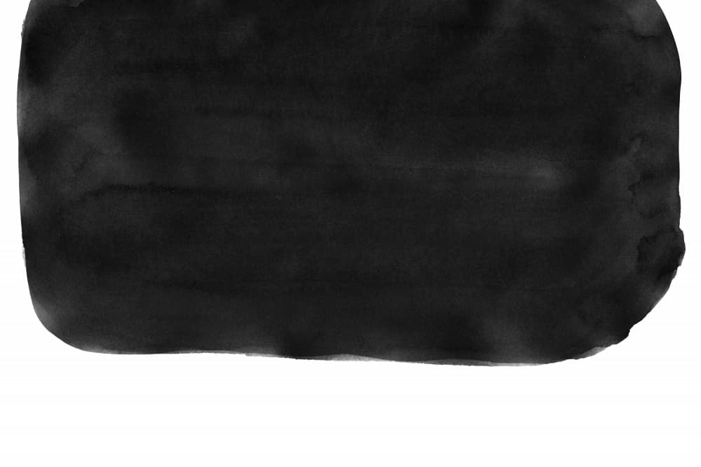 Black Abstract Ink Wash by amini54 — canvas wall art