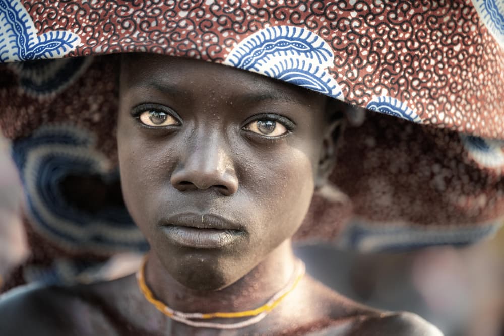 Striking African Eyes by Trevor Cole — canvas wall art