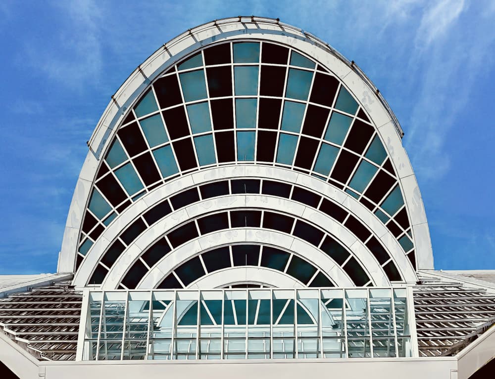 Modern Arched Architecture by Arnon Orbach — canvas wall art