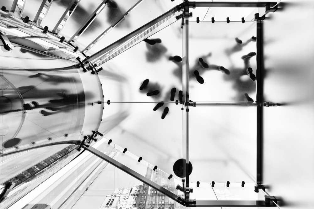 Walking on Glass by Hervé Loire — canvas wall art