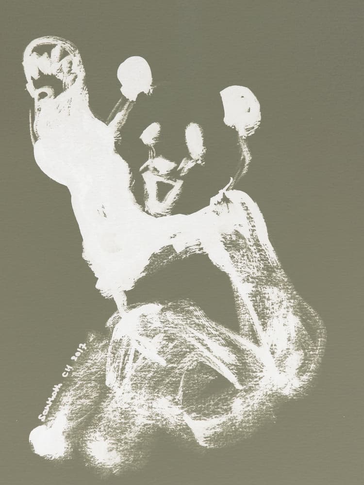 Playful Panda Bear by Santhosh ch — canvas wall art