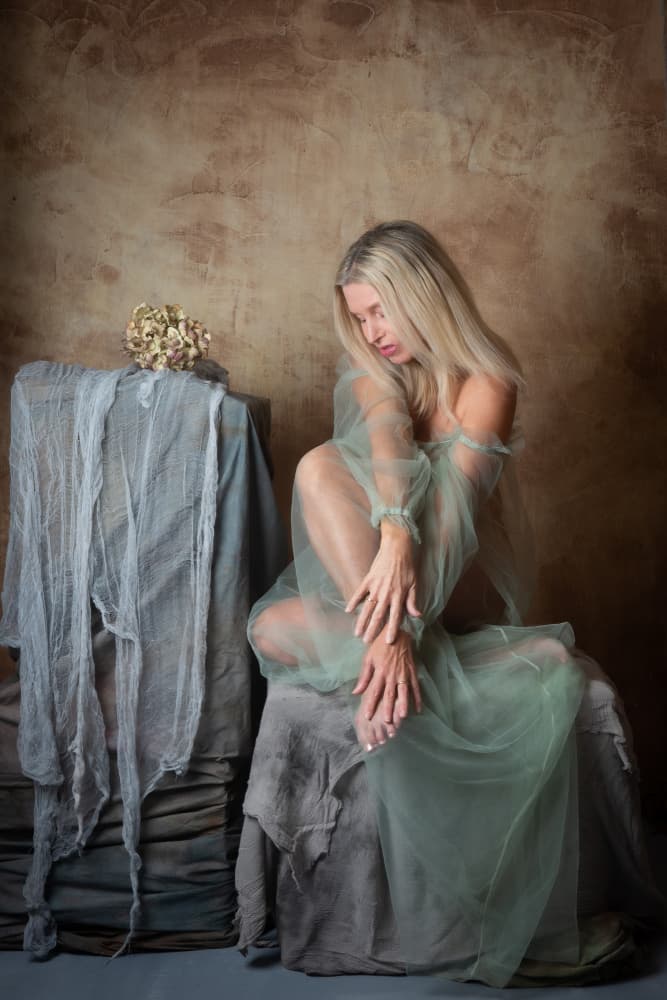 Ethereal Woman Portrait by Ruth Franke — canvas wall art