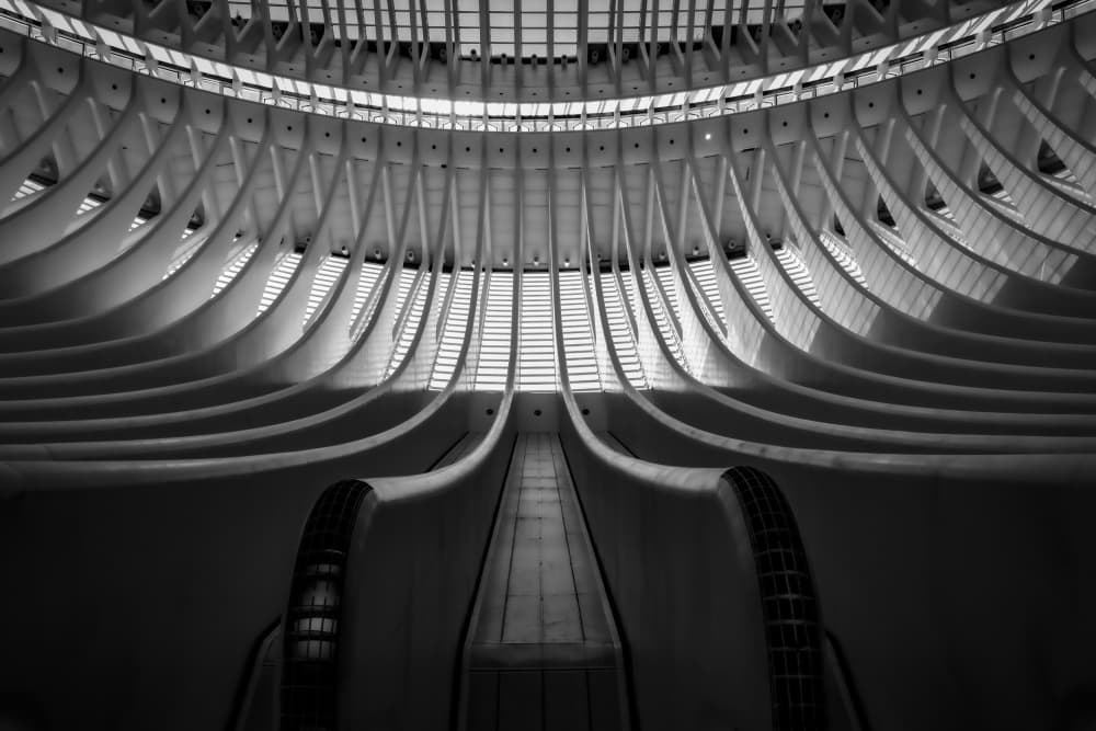 Sleek Interior Lines by Linda Wride — canvas wall art