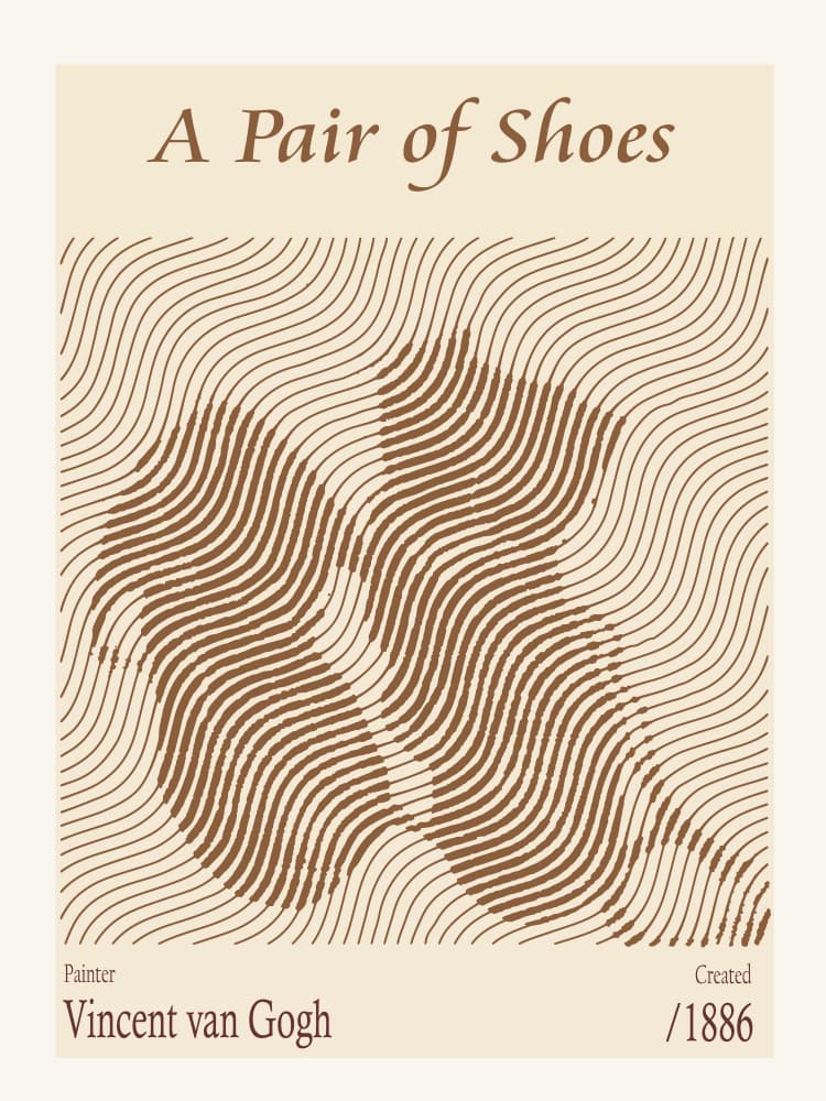 Abstract Worn Shoes by Doa Project — canvas wall art