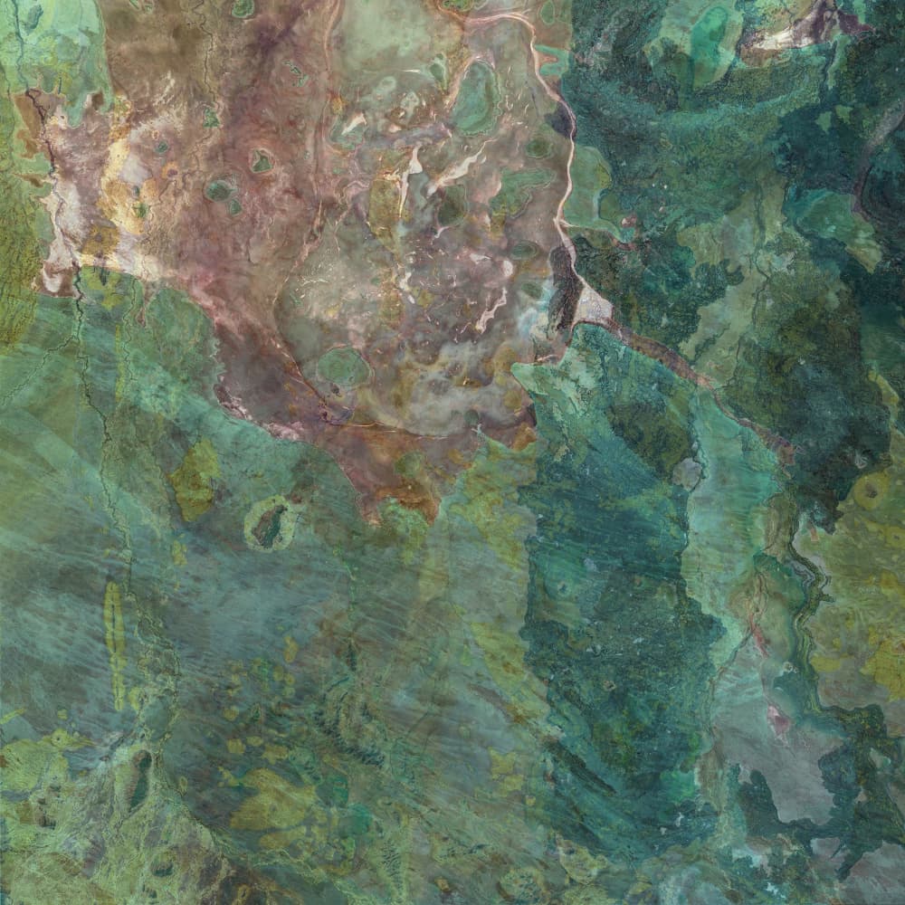 Abstract Earth Patterns by Pelin Atilla — canvas wall art