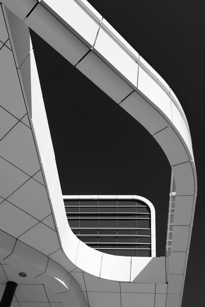 Modern Architectural Curves by Theo Luycx — canvas wall art