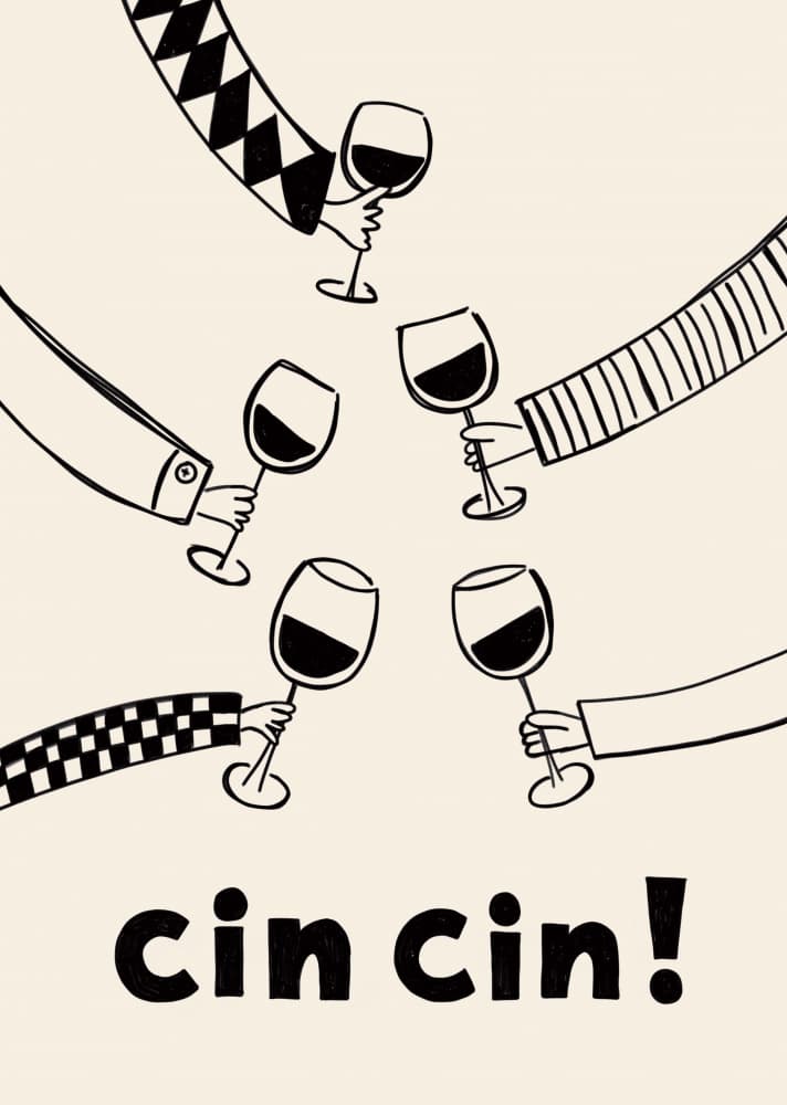 Cin Cin Toast by Rio Soléy — canvas wall art