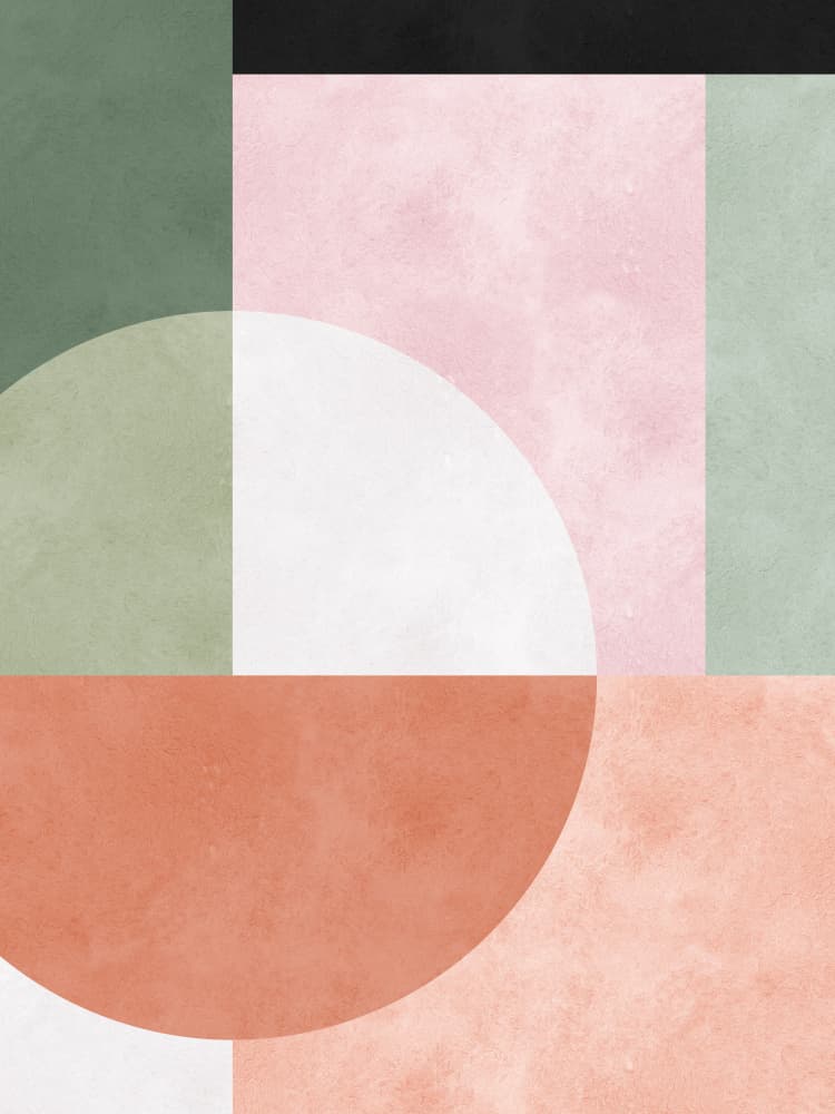 Modern Earthy Geometric by Vitor Costa — canvas wall art