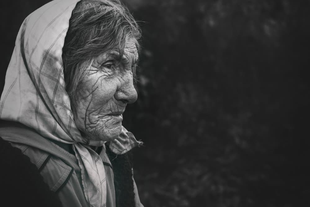Quiet Elder Portrait by Todor Tanev — canvas wall art