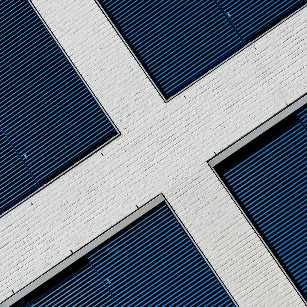 Crossed facade by Greetje van Son — canvas wall art