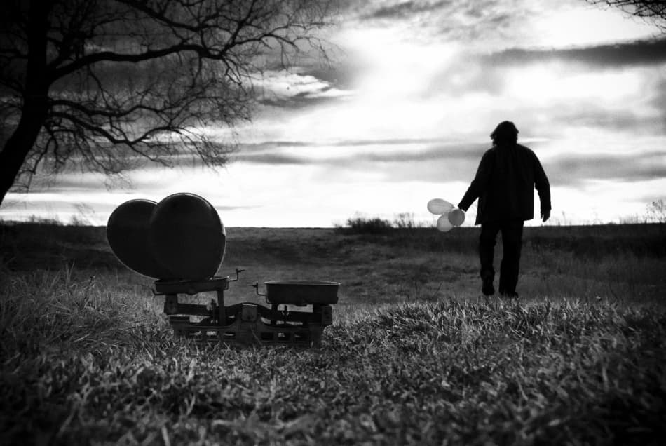 Weighing Love by Codrin Lupei — canvas wall art