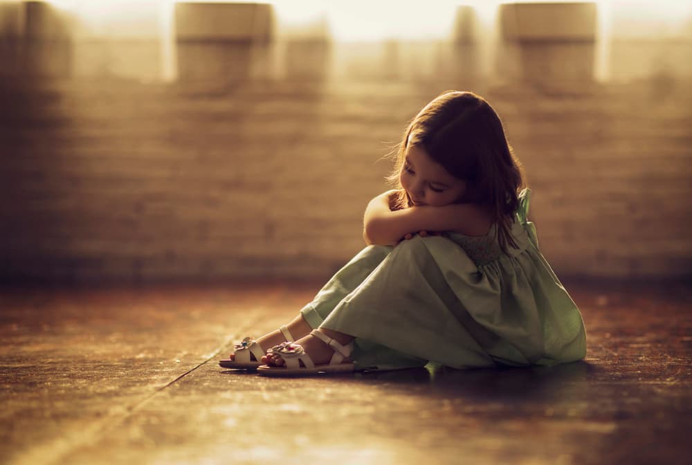 Quiet Child's Solitude by Jose Garcia — canvas wall art