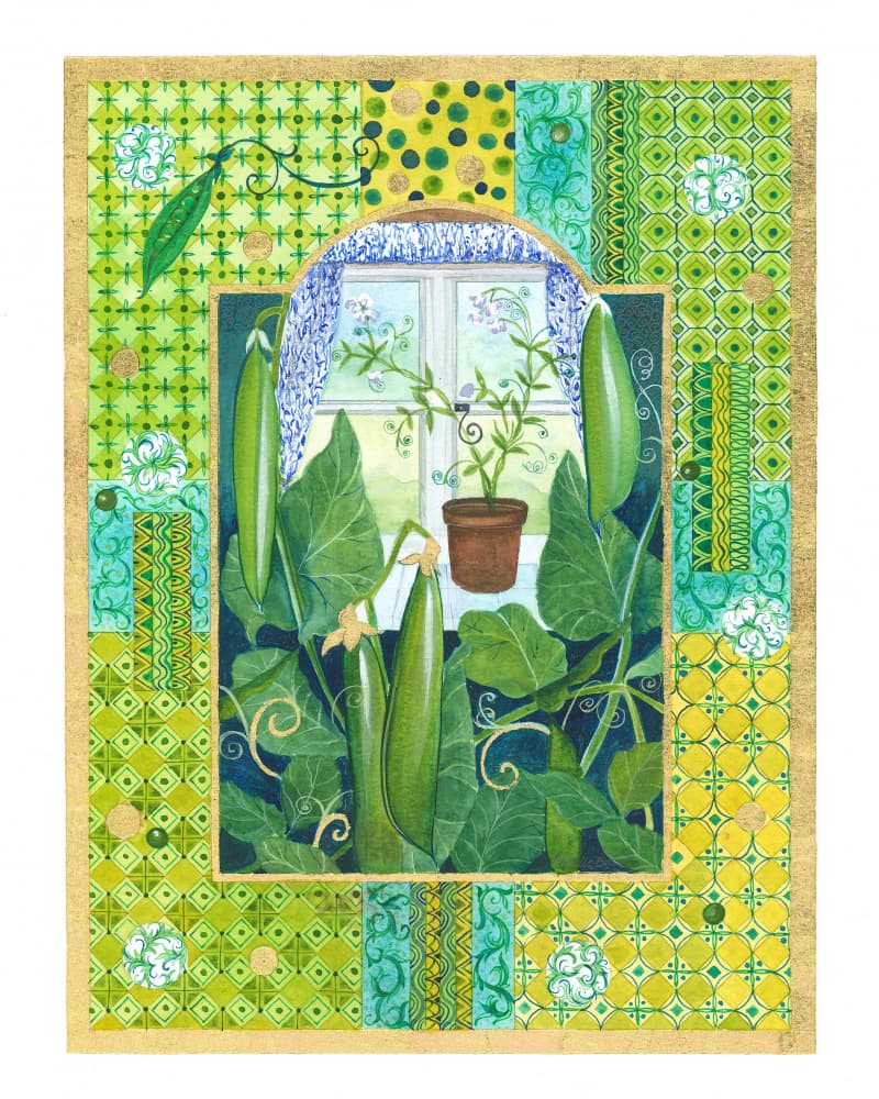 5 Peas In a Pod by Isabelle Brent — canvas wall art
