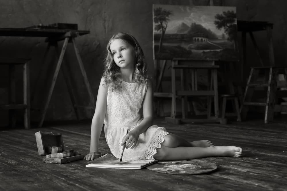 Young Artist's Dream by Victoria Glinka — canvas wall art