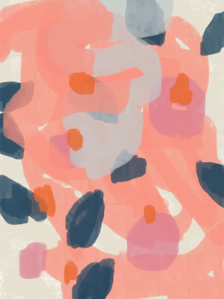 Organic Abstract Flow by Dina Dankers — canvas wall art