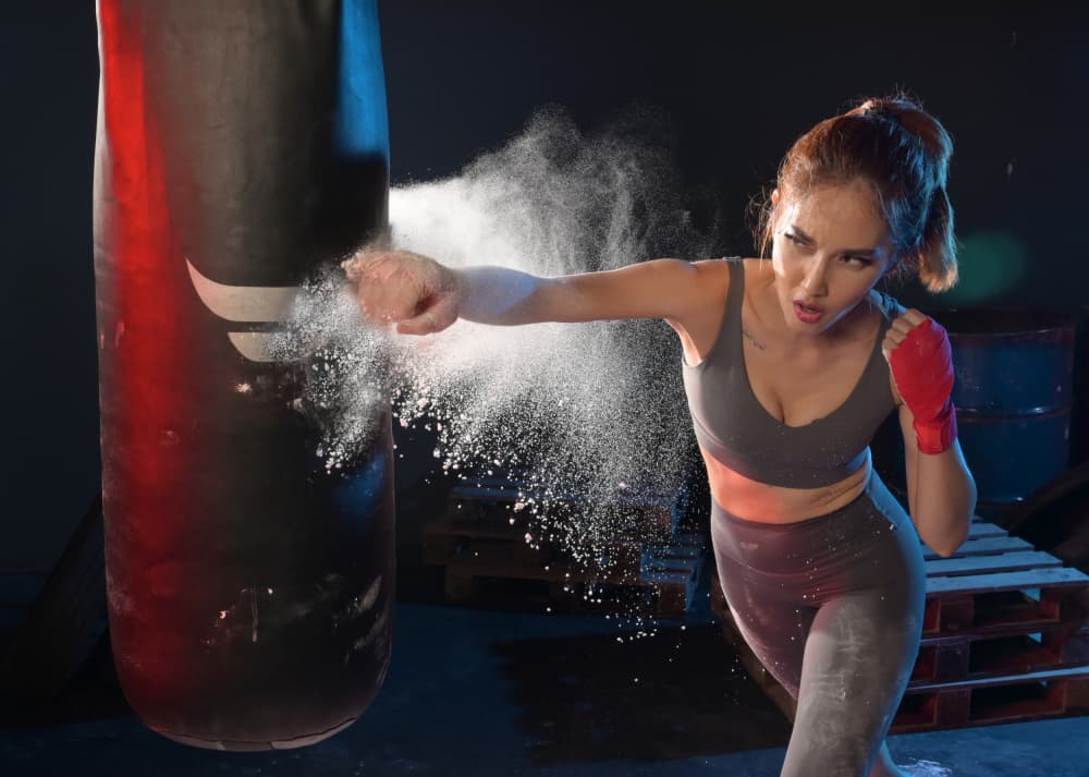 Powerful Boxing Punch by Rawisyah Aditya — canvas wall art