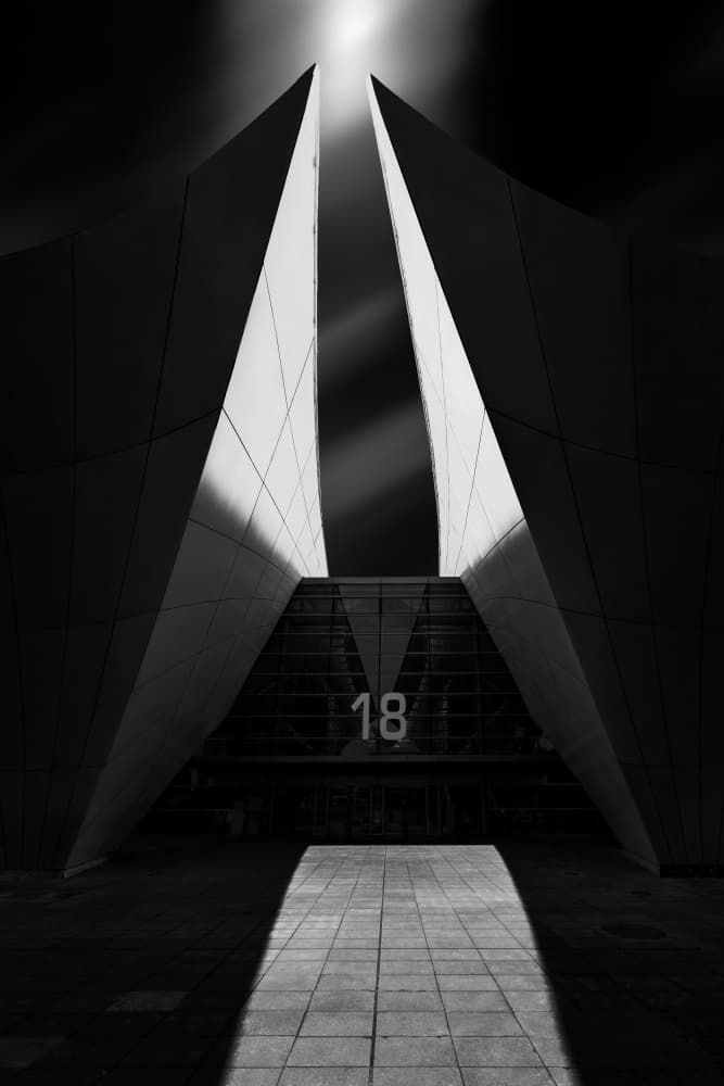Modern Architecture Light by Steven Zhou — canvas wall art