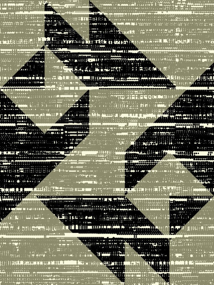 Abstract Textured Chevrons by Petr Strnad — canvas wall art