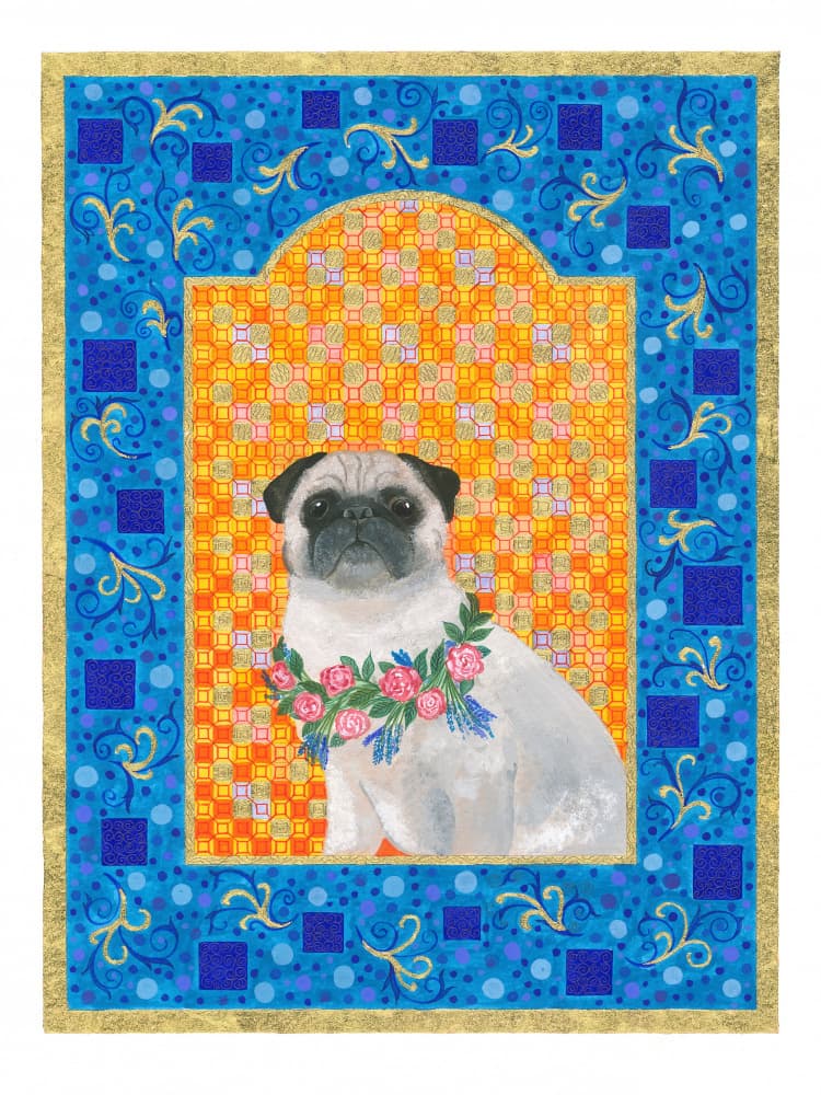 Pug Dog by Isabelle Brent — canvas wall art