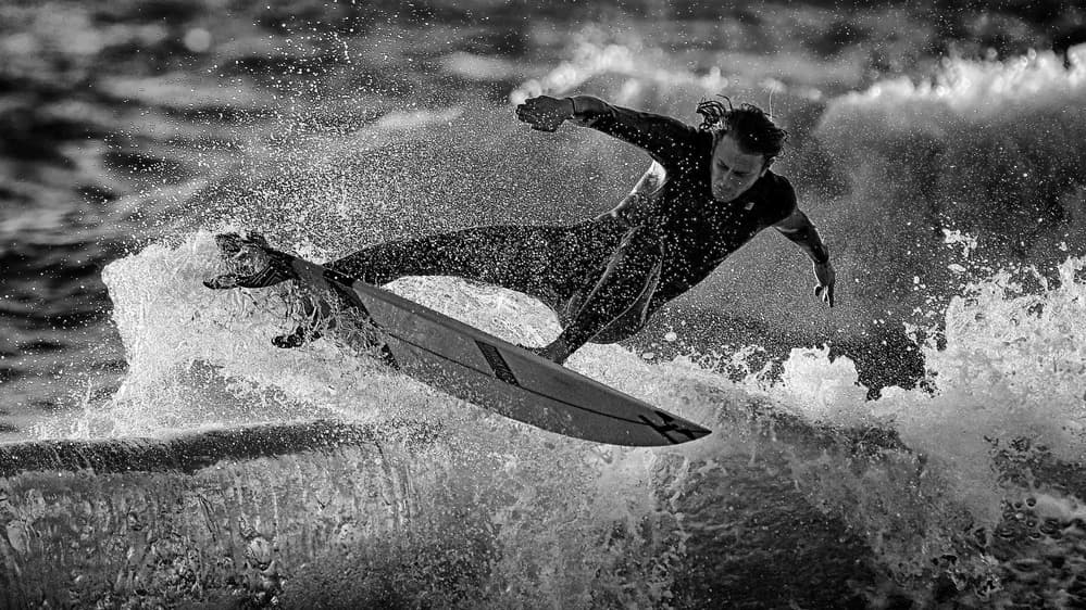 Dynamic Wave Surfer by Eyal Bussiba — canvas wall art