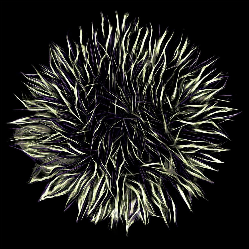 Abstract Energy Burst by Gilbert Claes — canvas wall art