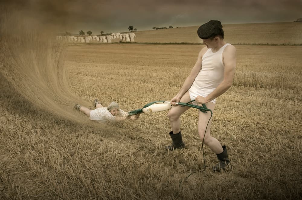 Surreal Field Vacuum by Christine von Diepenbroek — canvas wall art