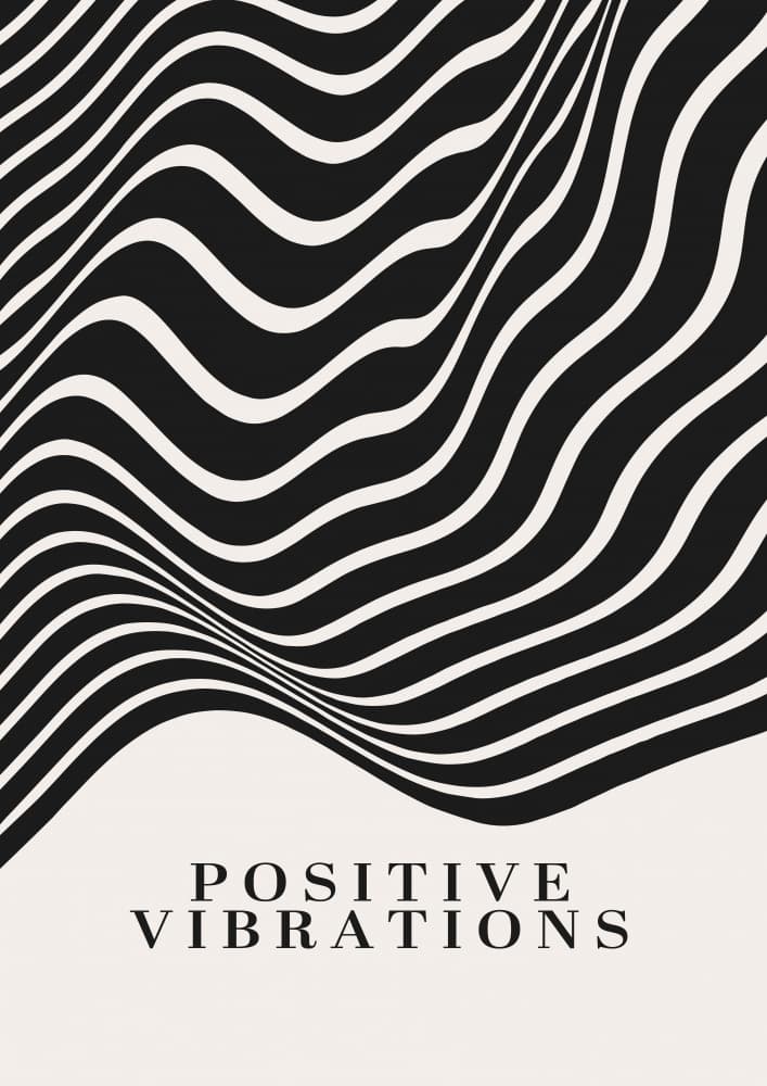 Positive Vibrations Abstract by Sarah Manovski — canvas wall art