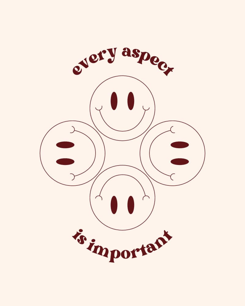 Important Aspect Smilies by Nazma Khokhar — canvas wall art