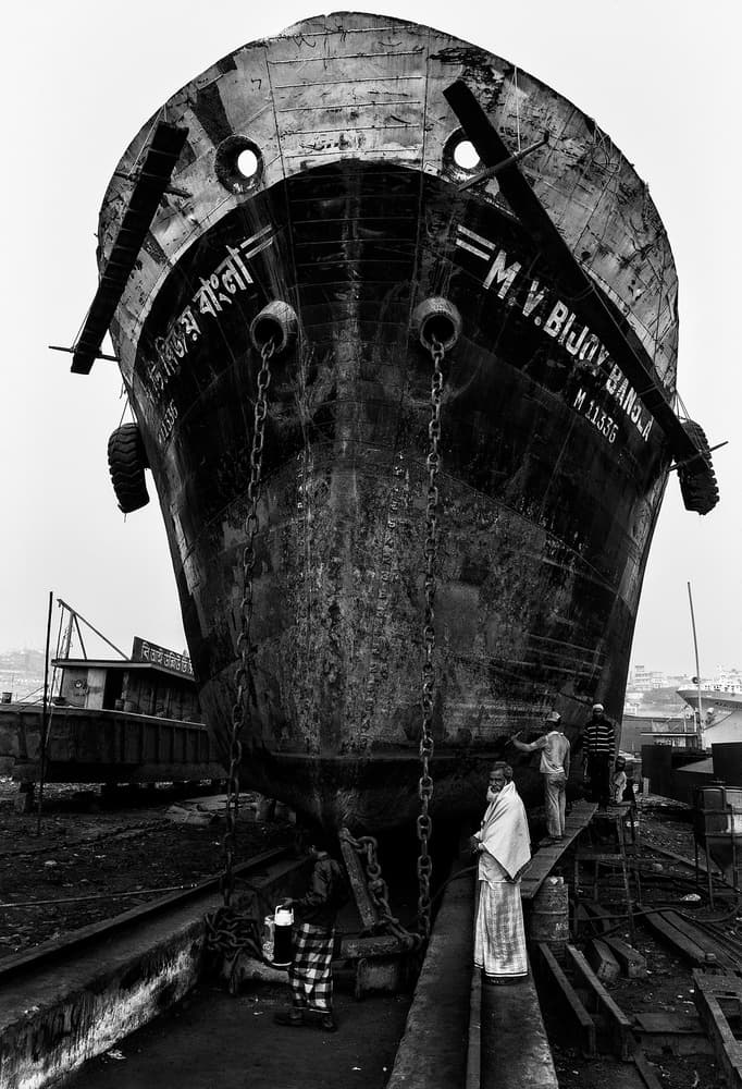 Mighty Shipyard Bow by Joxe Inazio Kuesta Garmendia — canvas wall art