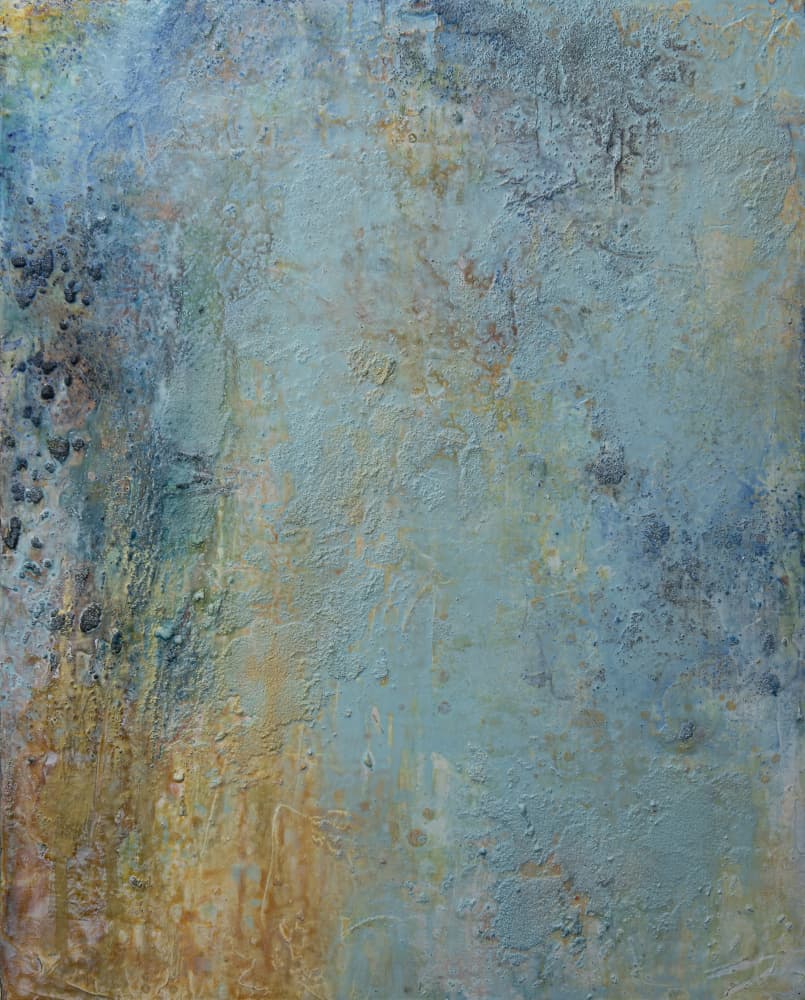 Rustic Patina Abstract by Deb Chaney — canvas wall art