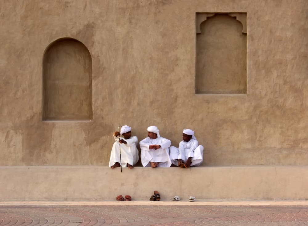Three Arab Boys by Hans-Wolfgang Hawerkamp — canvas wall art