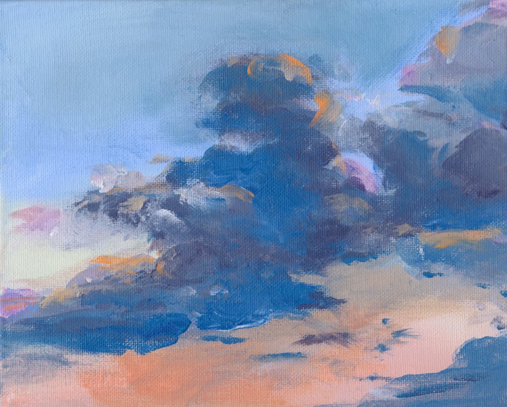 Dramatic Sunset Clouds by Christine Lindstrom — canvas wall art