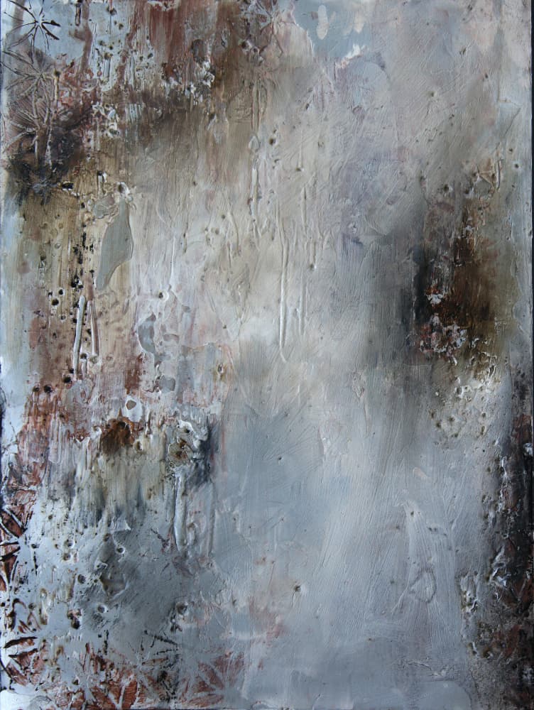 Earthy Textured Abstract by Deb Chaney — canvas wall art