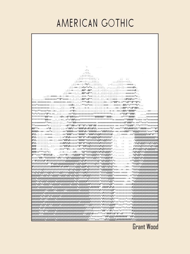 Classic American Gothic by Doa Project — canvas wall art