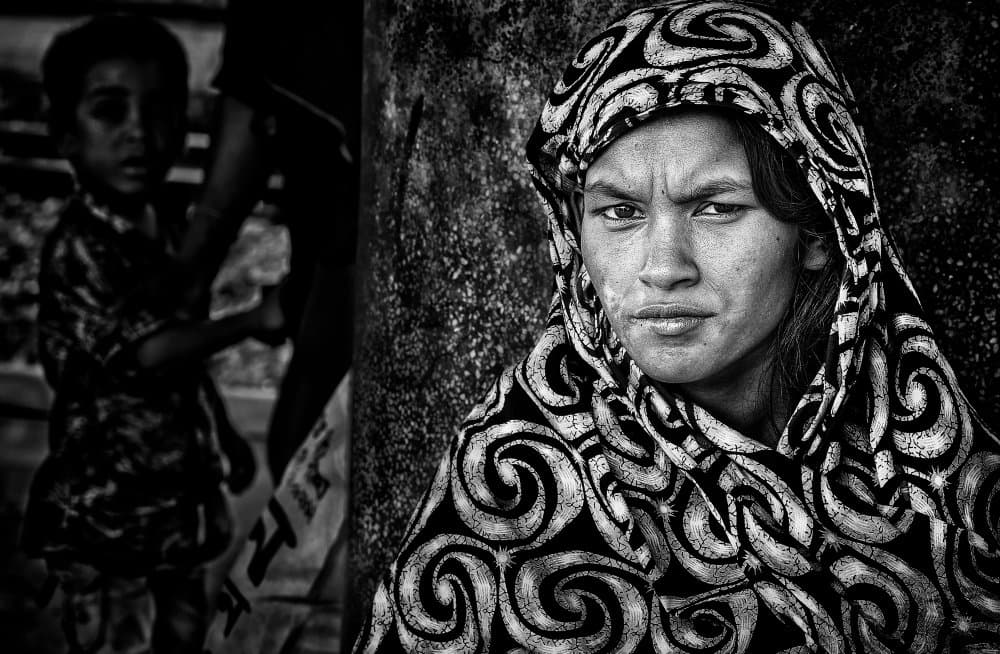 Candid Street Portrait by Joxe Inazio Kuesta Garmendia — canvas wall art