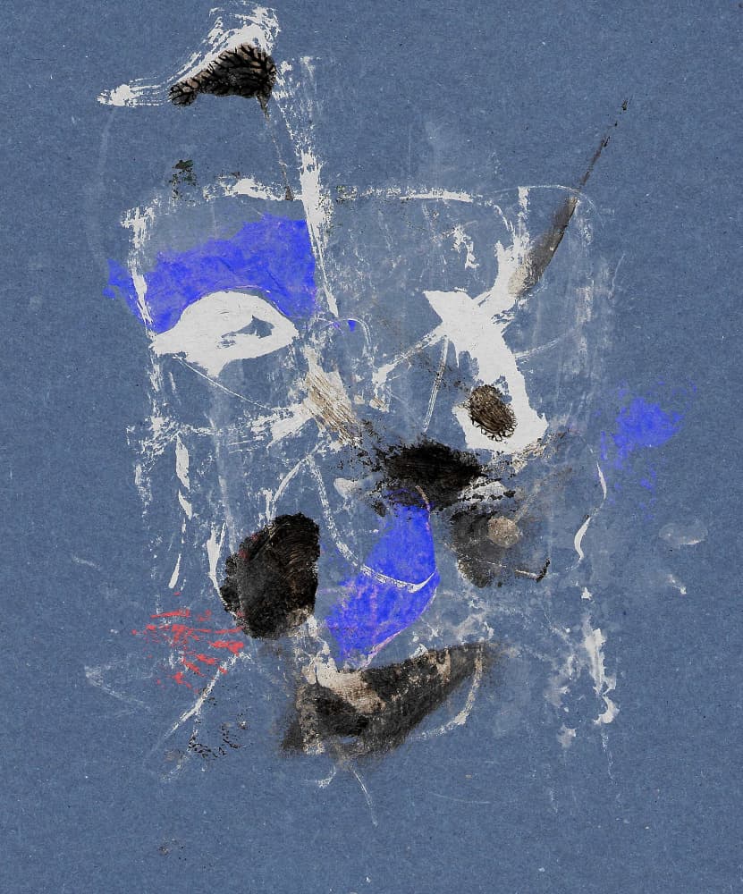 Blue Dynamic Abstract by Santhosh ch — canvas wall art