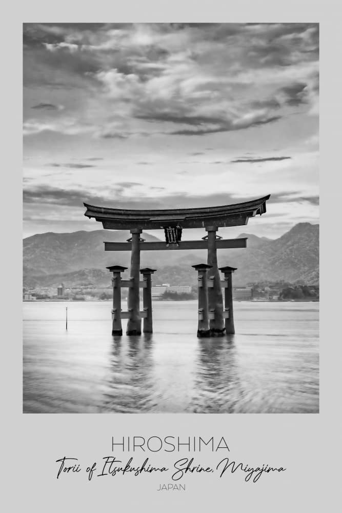 Itsukushima Shrine Torii Gate by Melanie Viola — canvas wall art