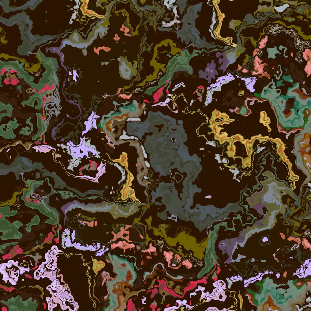 Fluid Abstract Marbling by Josie George — canvas wall art