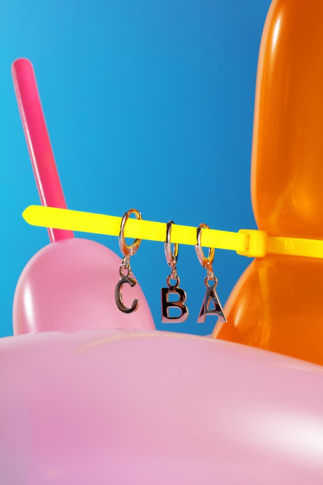 Playful Alphabet Balloons by Julia Ramiro — canvas wall art