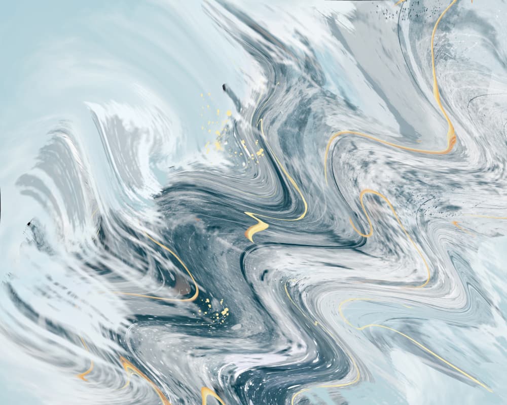 Fluid Gold Marble Swirl by Sannel Larson — canvas wall art
