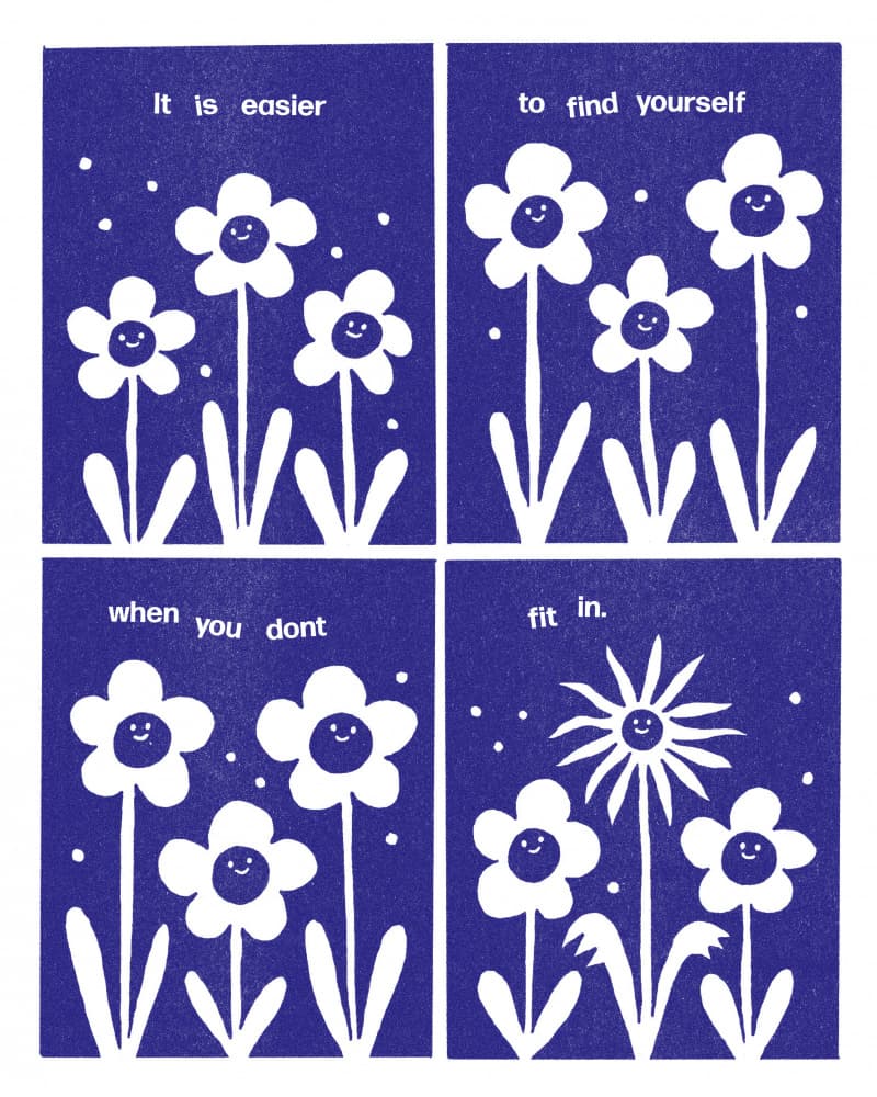 Embrace Your Unique Bloom by Eric Schwarz — canvas wall art