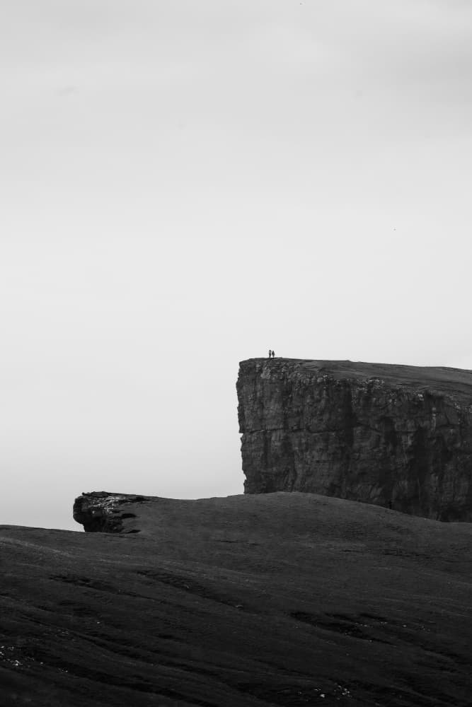 Dramatic Cliff Edge View by Theodor Gerhamn — canvas wall art