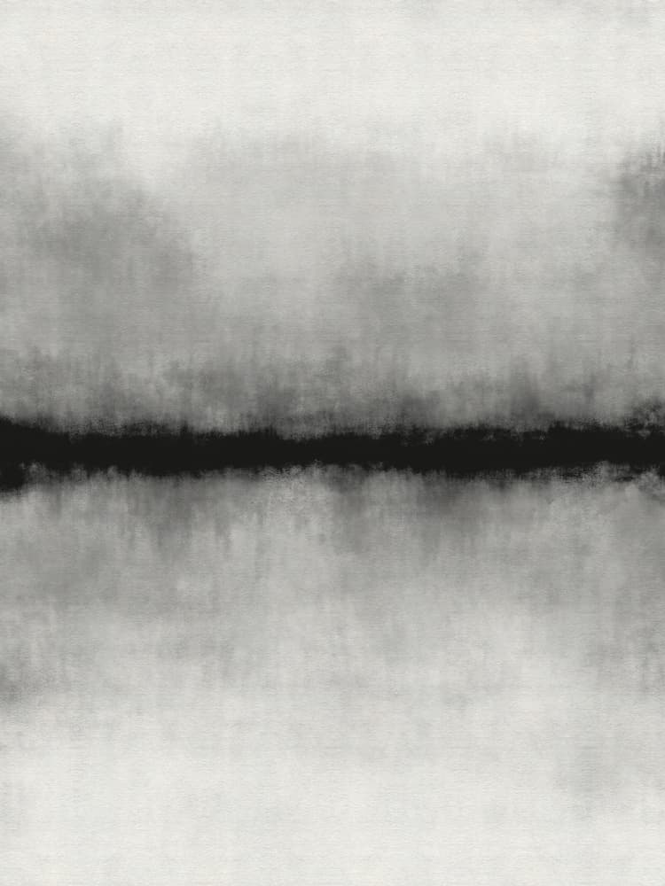 Monochrome Abstract Horizon by Dina Dankers — canvas wall art