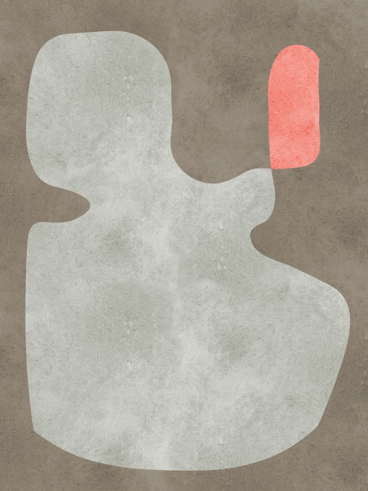 Modern Organic Shapes by Vitor Costa — canvas wall art