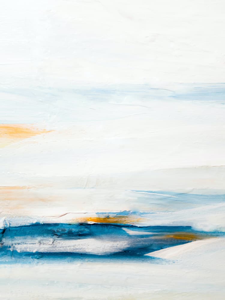 Abstract Horizon Gold by Ejaaz Haniff — canvas wall art