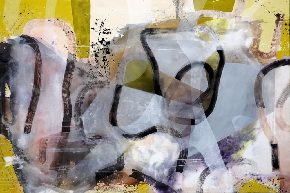 Fluid Abstract Lines by POOVI ART — canvas wall art