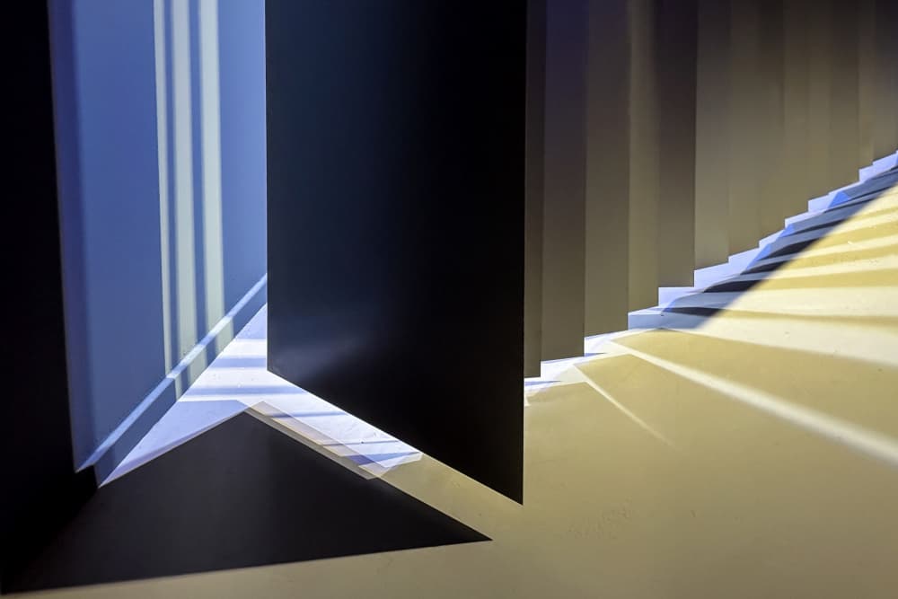 Geometric Light Play by Lus Joosten — canvas wall art