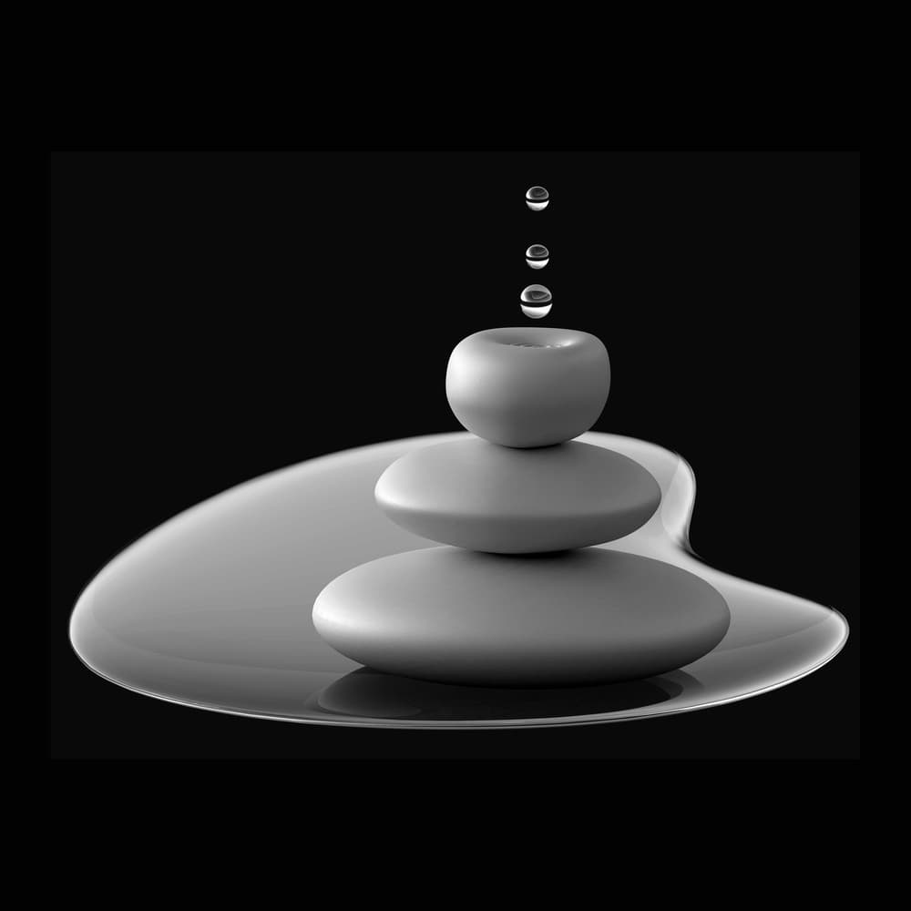 Zen Stone Balance by Antonyus Bunjamin (Abe) — canvas wall art
